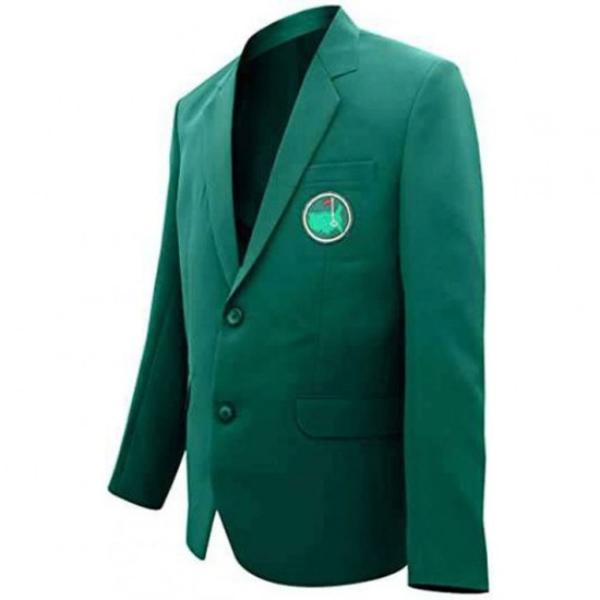 Mens Master Golf Tournament Green Blazer Coat Jacket
