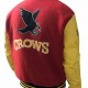 Mens Smallville Superman Clark Kent Crows Varsity Letterman Jacket Mens Smallville Superman Clark Kent Crows Varsity Letterman Jacket