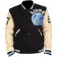 Mens Eddie Murphy Detroit Lions Beverly Hills Cop Axel Foley Letterman Varsity Leather Jacket