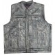 Mens Club Vest Distressed Brown Leather Motorcycle Biker SOA Style New With Tags Mens Club Vest Distressed Brown Leather Motorcycle Biker SOA Style New With Tags