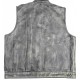 Mens Club Vest Distressed Brown Leather Motorcycle Biker SOA Style New With Tags Mens Club Vest Distressed Brown Leather Motorcycle Biker SOA Style New With Tags