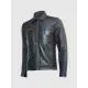 Black Zipper Leather Jacket